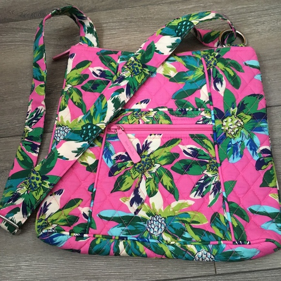 Vera Bradley Hipster Crossbody Bag in Tropical Paradise Print - Picture 1 of 10